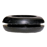 Резиновое кольцо PVC - чёрное - для кабеля диаметром максимум 3,5 мм - диаметр отверстия 6 мм | код 098090 |  Legrand